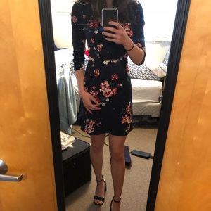 Bershka never worn flower print dress